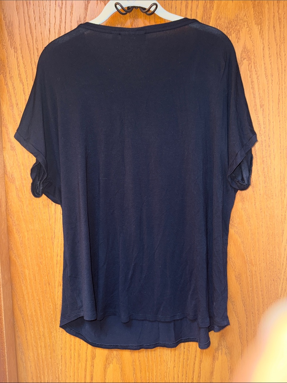 Pair of Black Short Sleeve Tees with Shimmer! - Picture 9 of 11